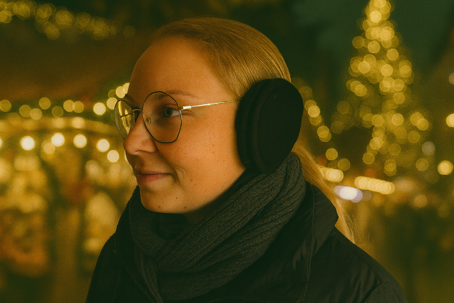 Lammfell Ohrenwärmer