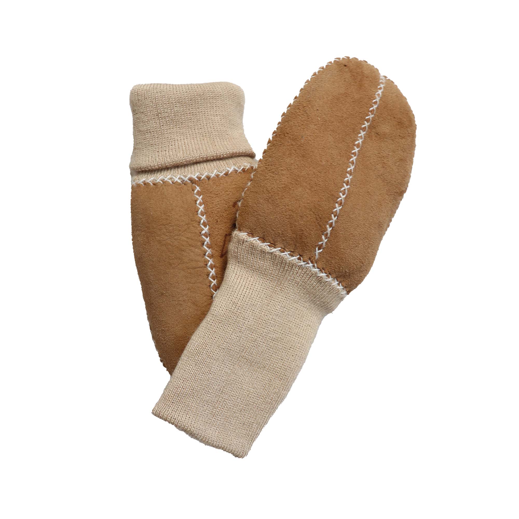 Babyfäustel Knitt beige