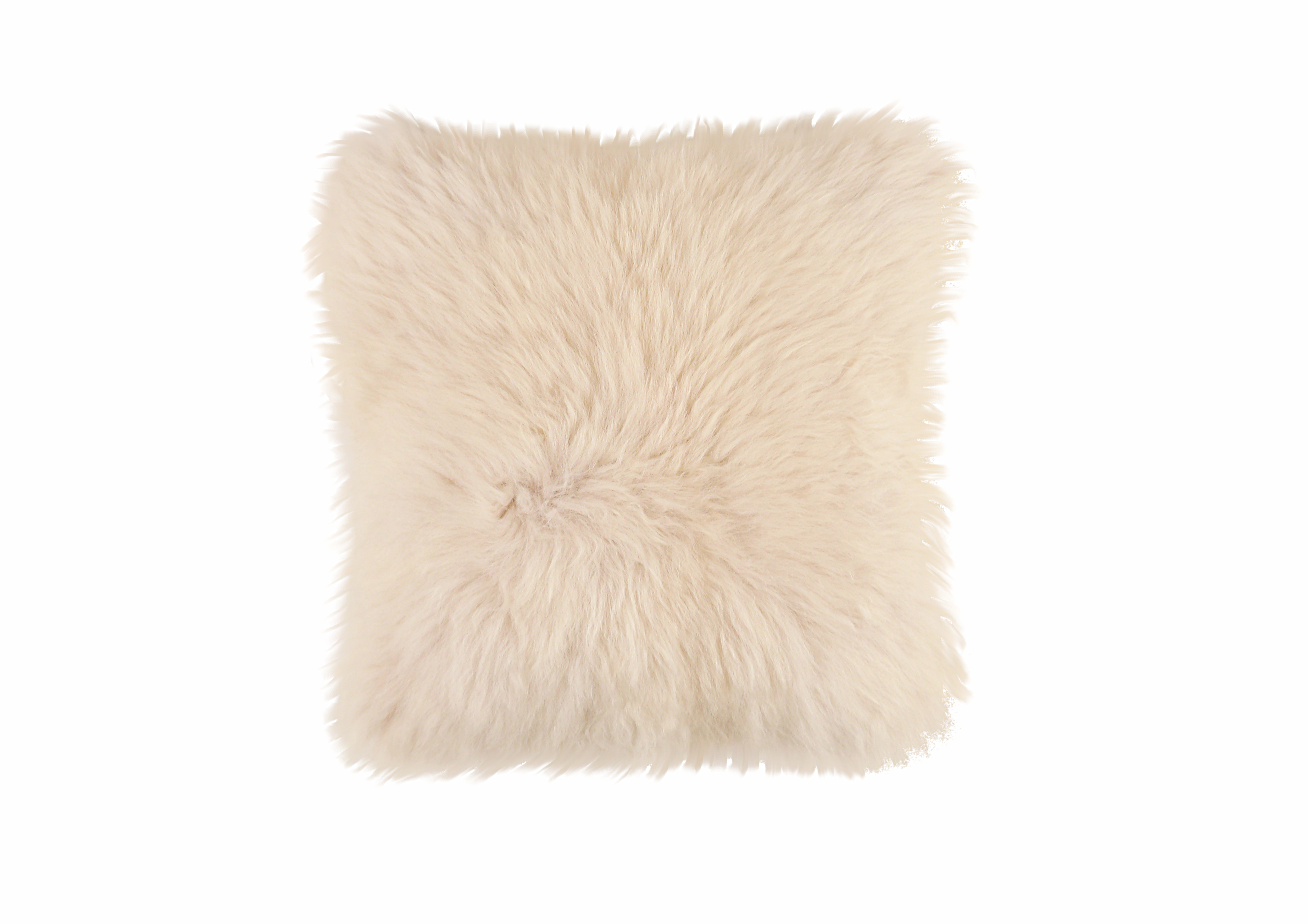 SCHAF-/LAMMFELL- Kissenhülle einseitig Fell