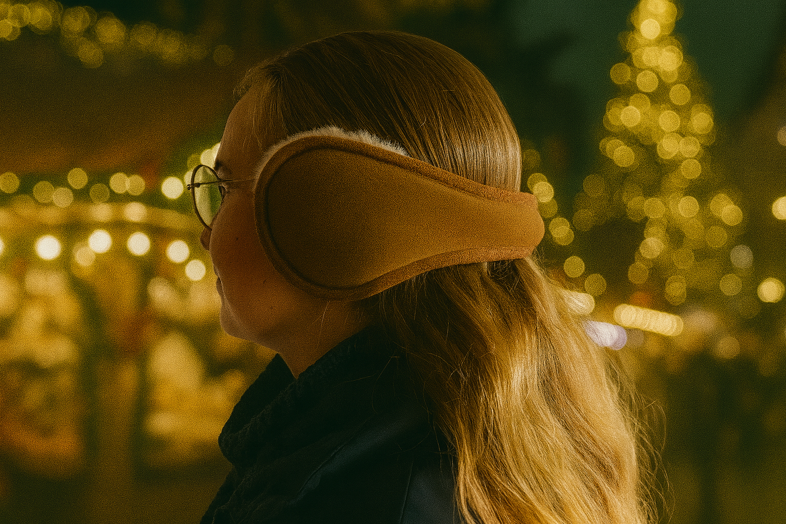 Lammfell Ohrenwärmer