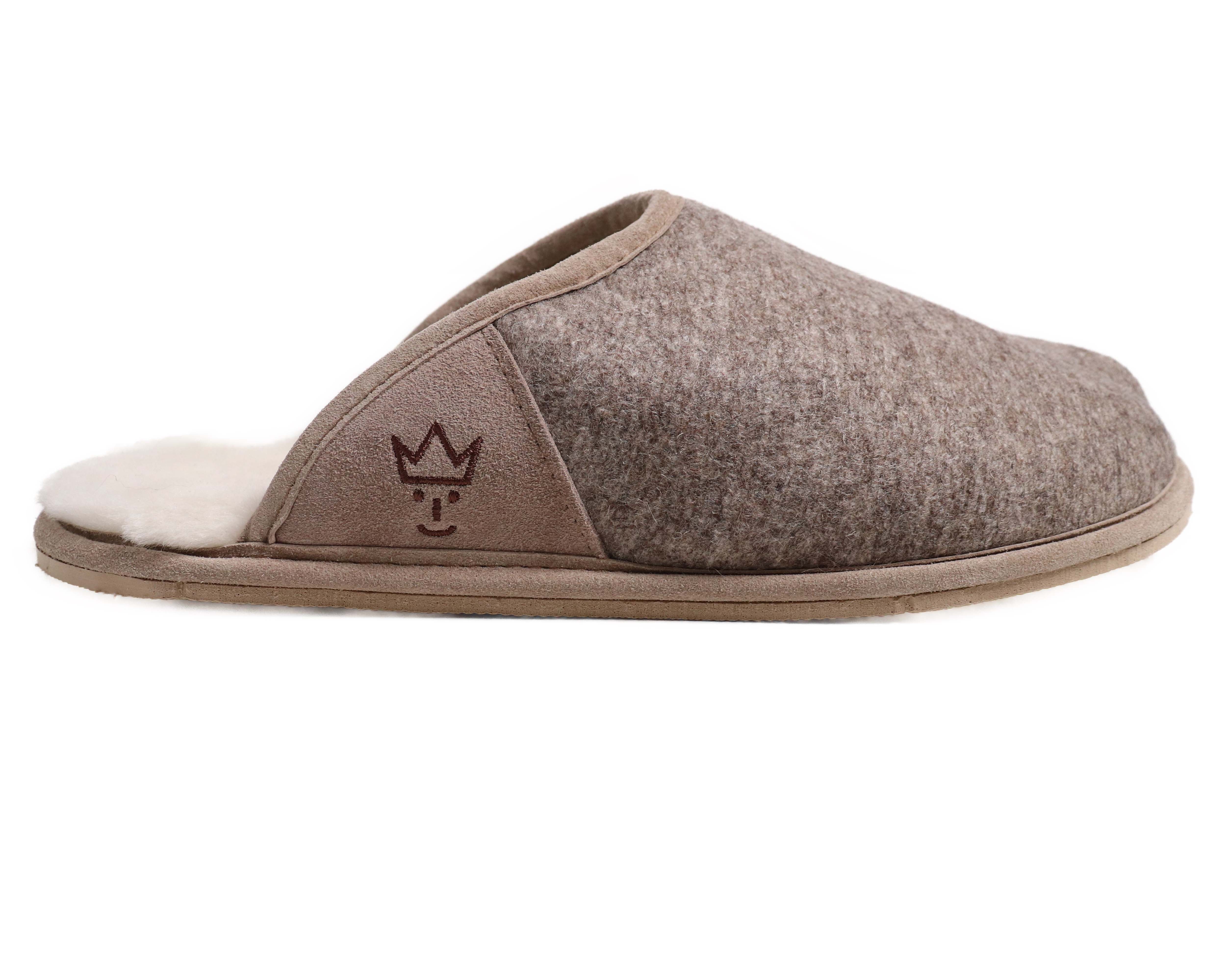 Lammfell Pantolette Cosy Filz