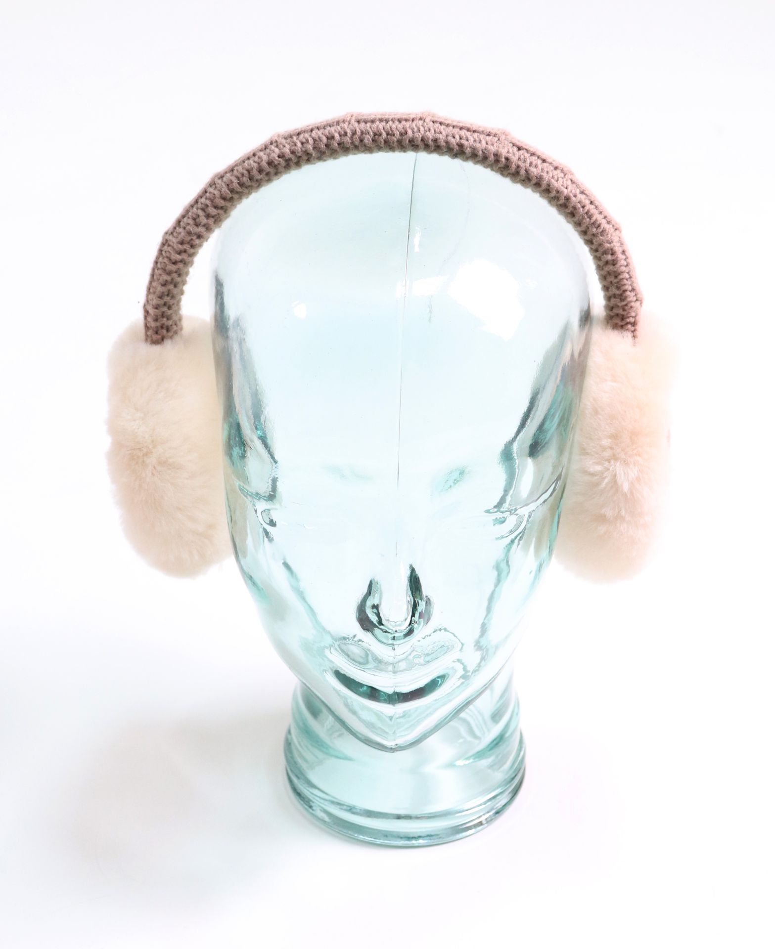 Lammfell Ohrenwärmer Knitt