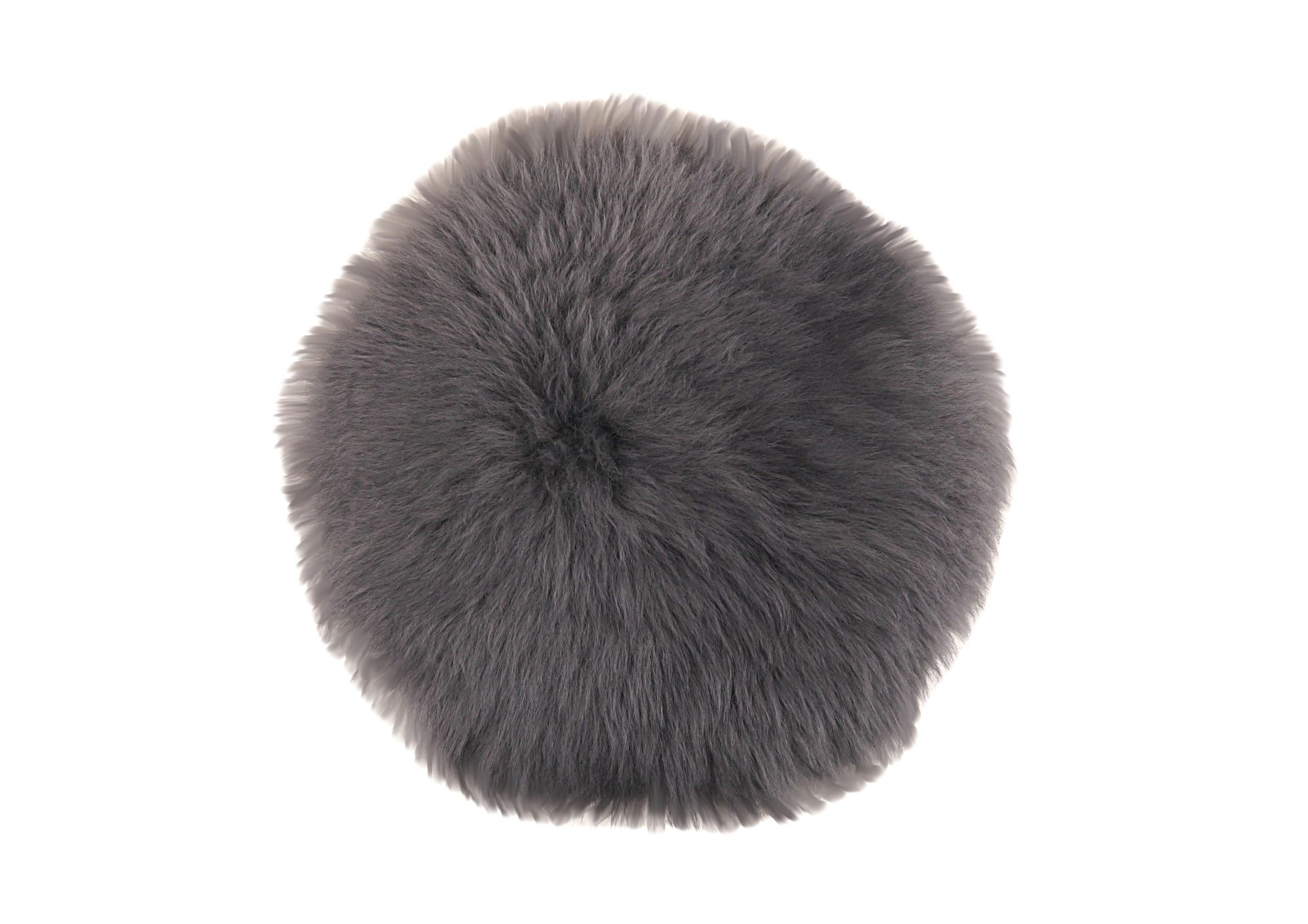 LAMMFELL- Sitzauflagen ca. 35 cm rund