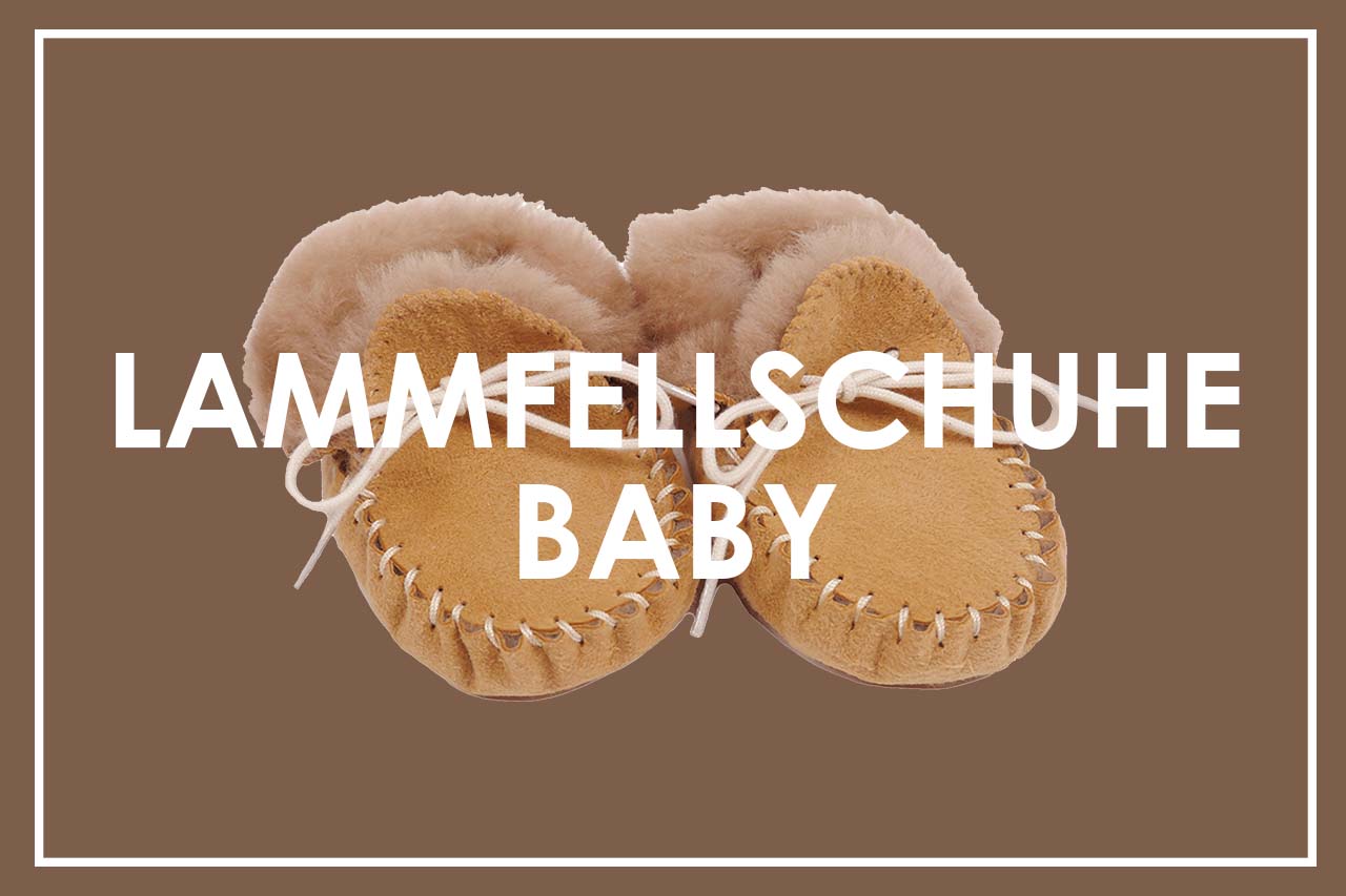 Lammfellschuhe-Baby